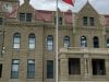 Polska Flaga przed Calgary City Hall - 8 maja 2022